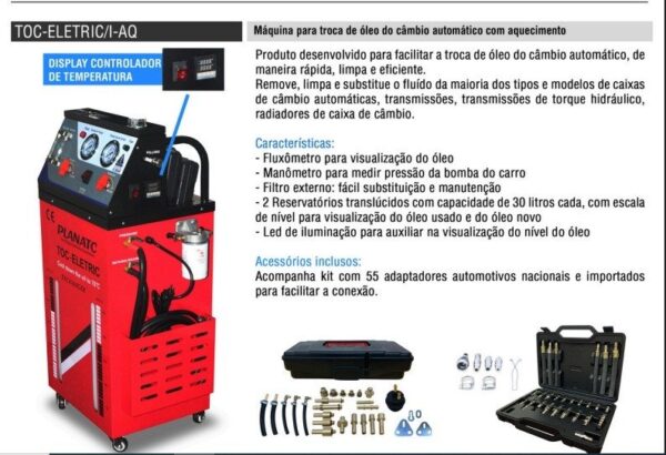 Máquina de  Troca de Óleo de Câmbio Automático c/Aquecimento - PLANATC